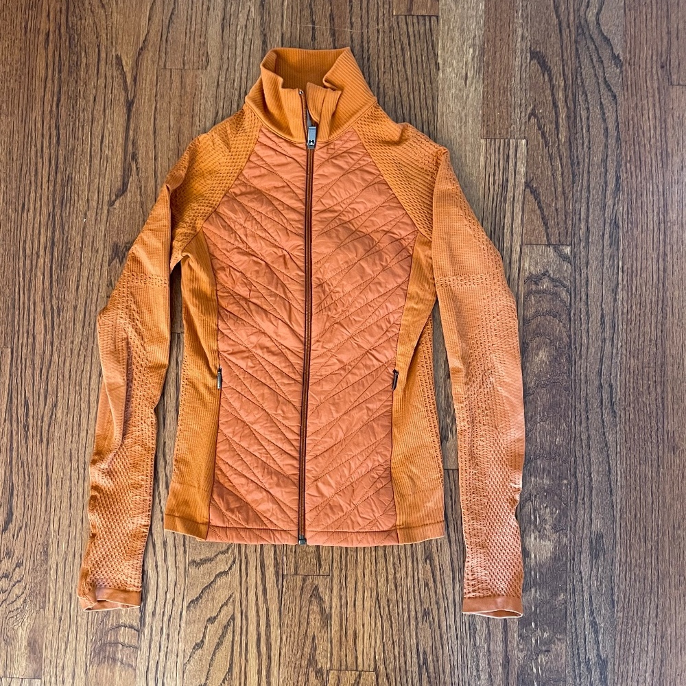 Athleta + PrimaLoft Flurry Force Insulated Jacket II XXS Orange